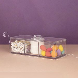 استند پد آرایشی مستطیل ۳ خانه 7024