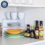 استند طبقاتی داخل کابینت گوشه ای