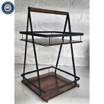 استند مربع 20×20 دسته چوبی مدل 6202
