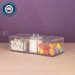 استند پد آرایشی 3 خانه مستطیل 7024