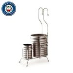 جا قاشقی آویزدار استیل دو قلو تایلندی بازن