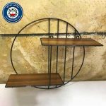شلف دیواری 2 طبقه گرد 8020
