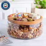 ظرف آجیل خوری درب چوبی مایاهوم