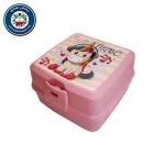 ظرف غذا کودک ۲ طبقه طرح دار