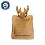 تخته سرو شاخ گوزن مربع ۳ عددی