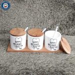 پاسماوری ۳ پارچه طرح دار کف چوبی