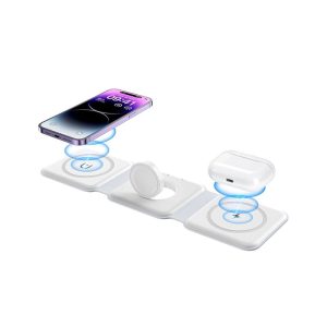 شارژر مغناطیسی تاشو 3in1