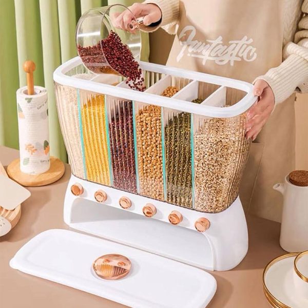 قیمت باکس حبوبات 6 خانه
