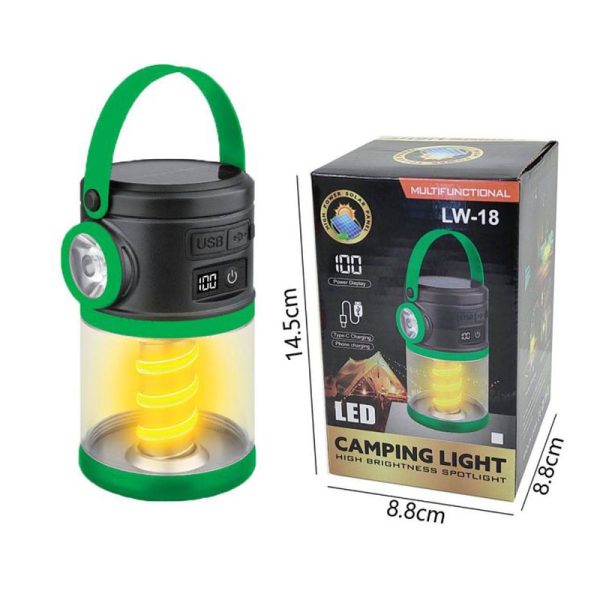 خرید چراغ کمپی طرح فانوس سیار LW-18