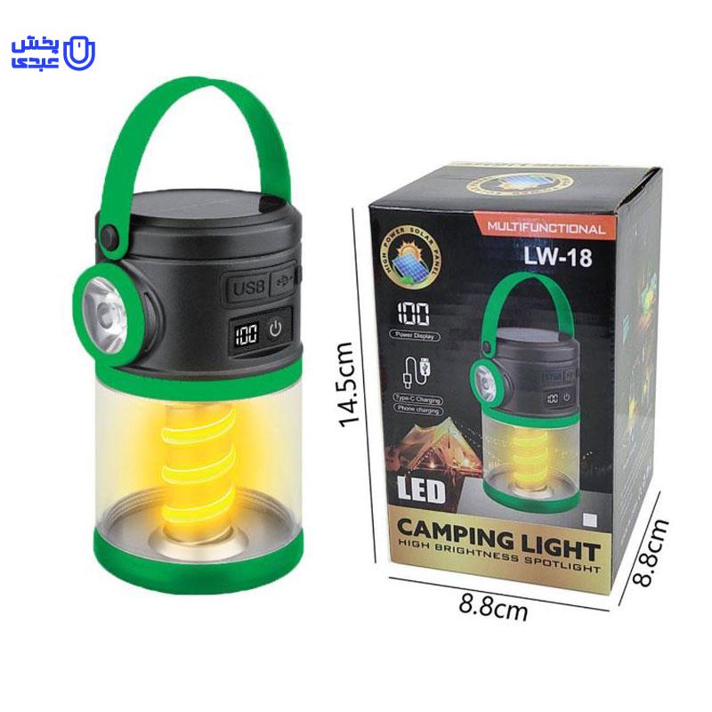 خرید چراغ کمپی طرح فانوس سیار LW-18