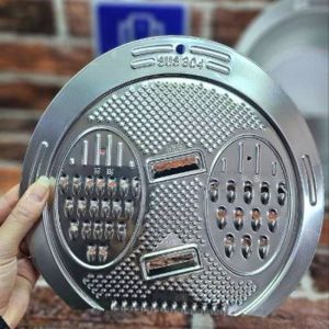 آبکش برنج شور درب رنده استیل