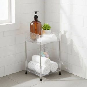 استند آکرولیک 2 طبقه مربع بلند