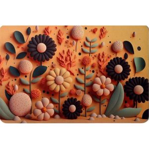 نمگیر سیلیکونی طرح گل 202