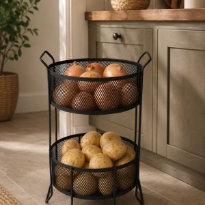 استند سیب زمینی پیاز 2 طبقه توریHerma home