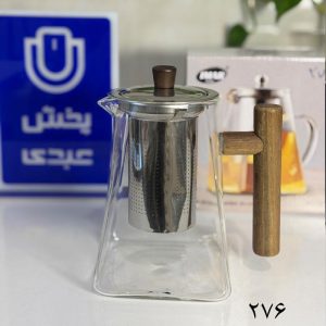 قوری پیرکس استوانه 950 میل