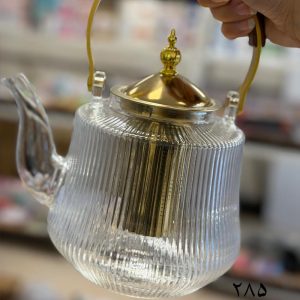 کتری پیرکس 1500 میل دسته طلایی کد 285