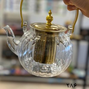 کتری پیرکس 1000 میل دسته طلایی کد 286