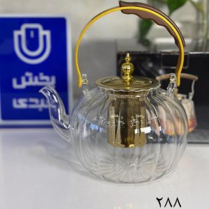 کتری پیرکس 1500 میل دسته طلایی