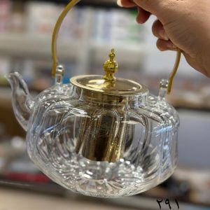 کتری پیرکس 1500 میل دسته طلایی کد 291