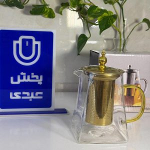 قوری پیرکس 4 گوش 750 میل طلایی