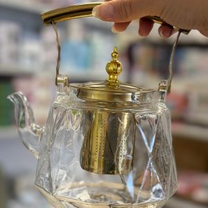 کتری پیرکس 1200 میل دسته طلایی کد 356