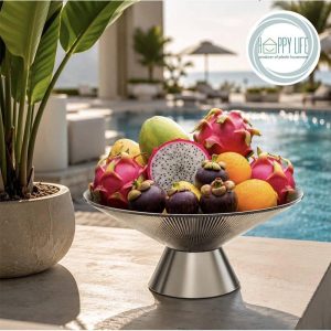 میوه خوری کریستال لینا بزرگ HAPPY HOME L-104